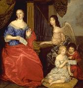 Sir Peter Lely Louise de La Valliere and her children USA oil painting artist